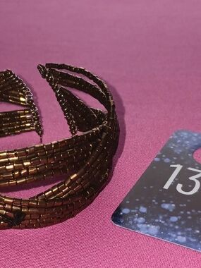 paparazzi Bronze Beaded Multi-Row Bracelet